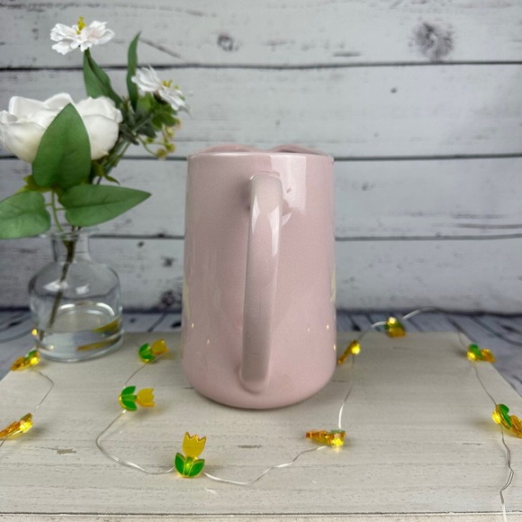🌸 Lavender Ceramic Bunny Pitcher – Spring Easter Décor, Farmhouse Style - Picture 3 of 8